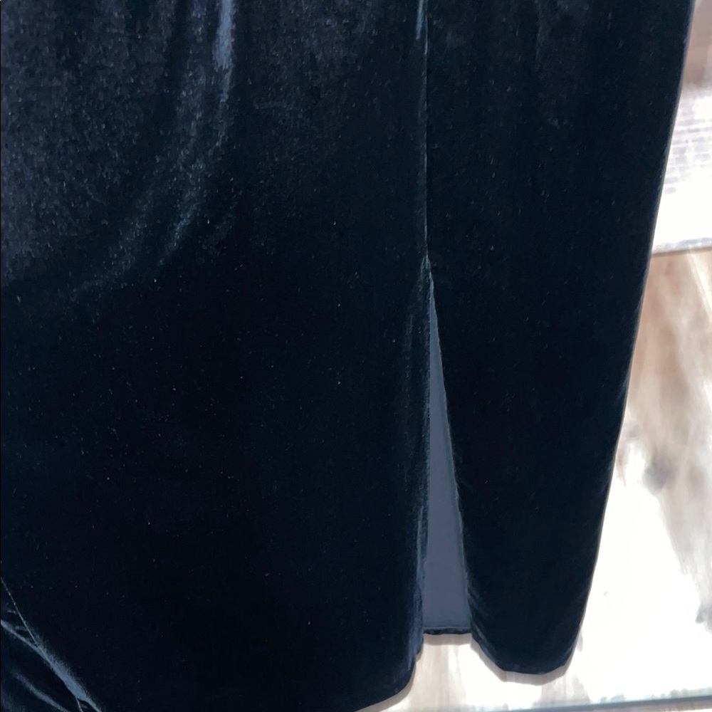 Giorgio Armani Black Velvet Dress - Picture 6 of 13